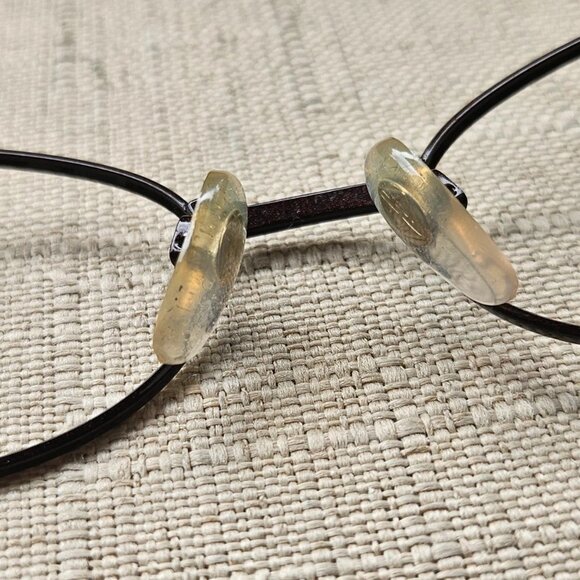 Anne Klein Women Glasses Frame Dark Brown Eye Wear Eyeglasses K1104 Made Italy - Picture 12 of 14